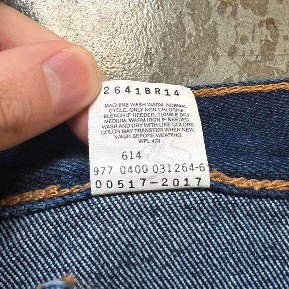 Vintage Black Tab Levi’s 517 Dark Wash Denim Jeans - Picture 6 of 6
